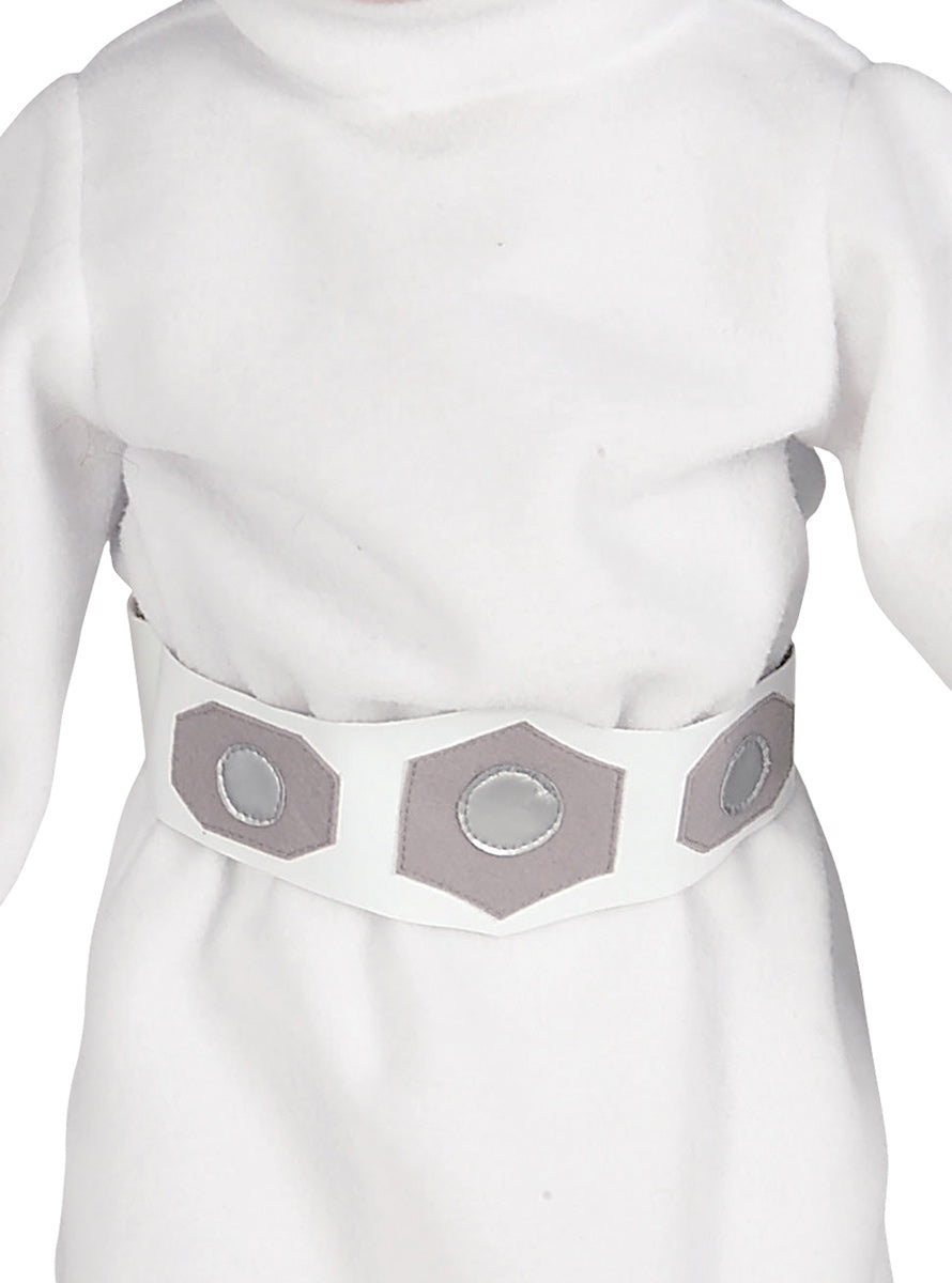 Toddler Girls Princess Leia Star Wars Costume - Close Image 2