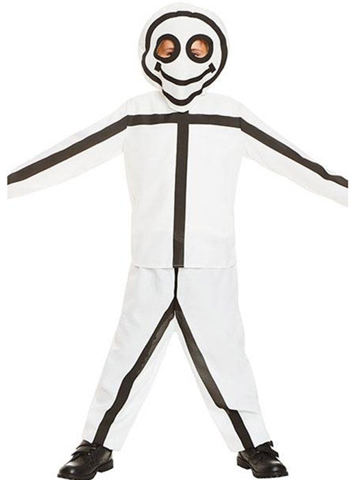 alternative image of Stick Figure Drawing Boys Costume