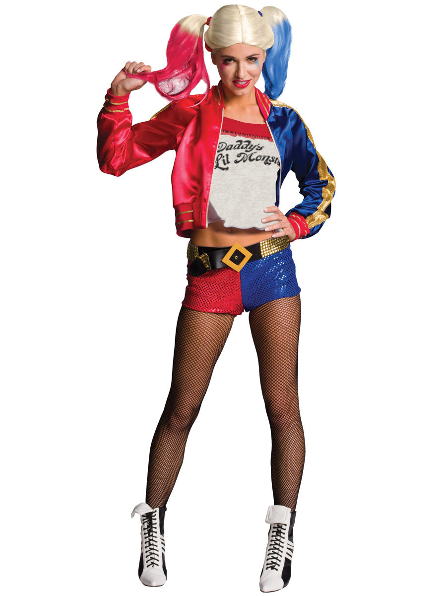 Womens Sexy Harley Quinn Suicide Squad Costume - Main Image