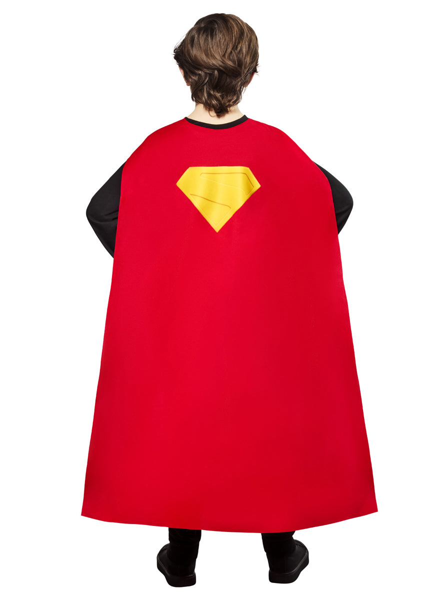 Boys Red Superman 2025 Movie Costume Cape - Main Image