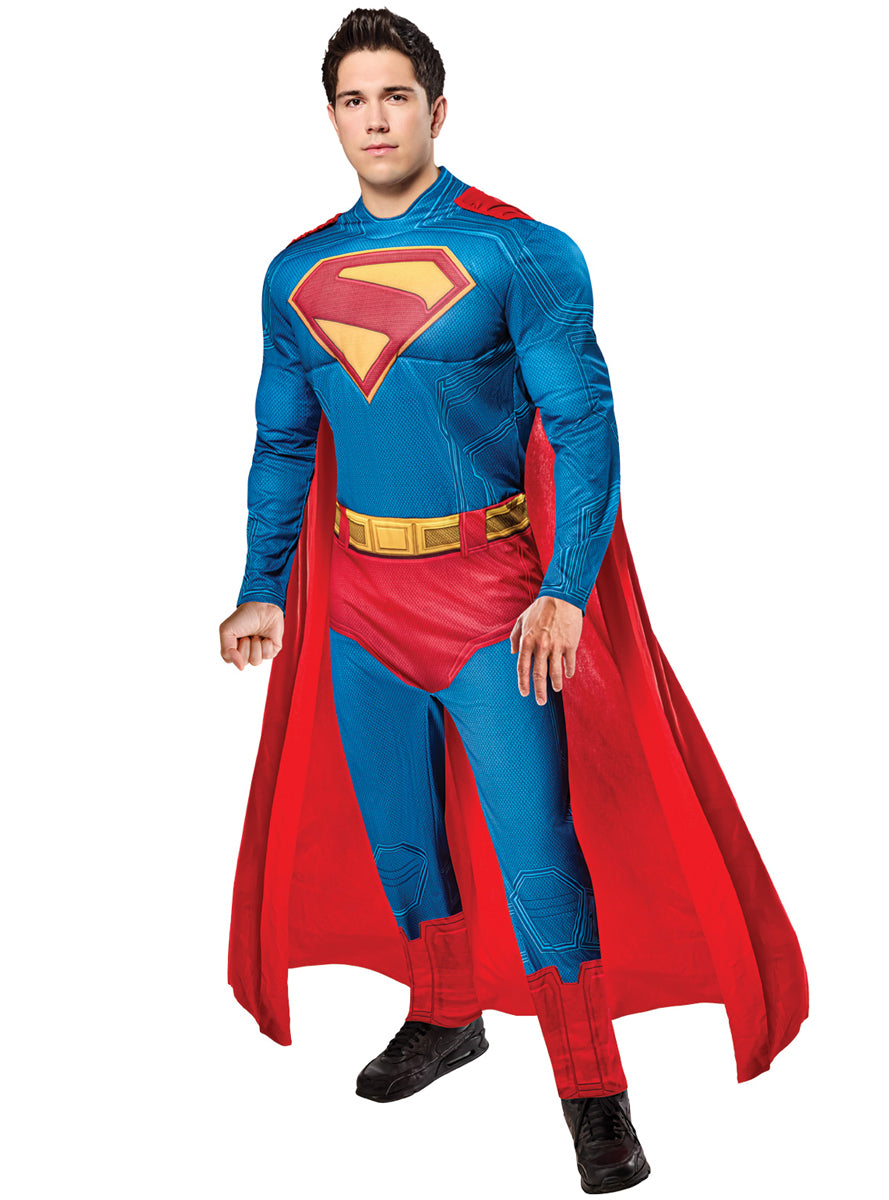 Deluxe Mens Superman Muscle Chest Costume - Main Image