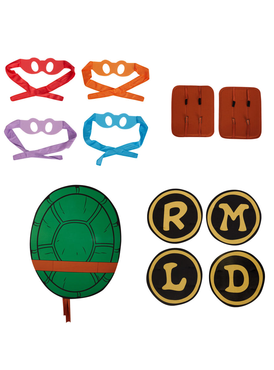 Adults Teenage Mutant Ninja Turtles Costume Accessory Set - Alternative Image 1