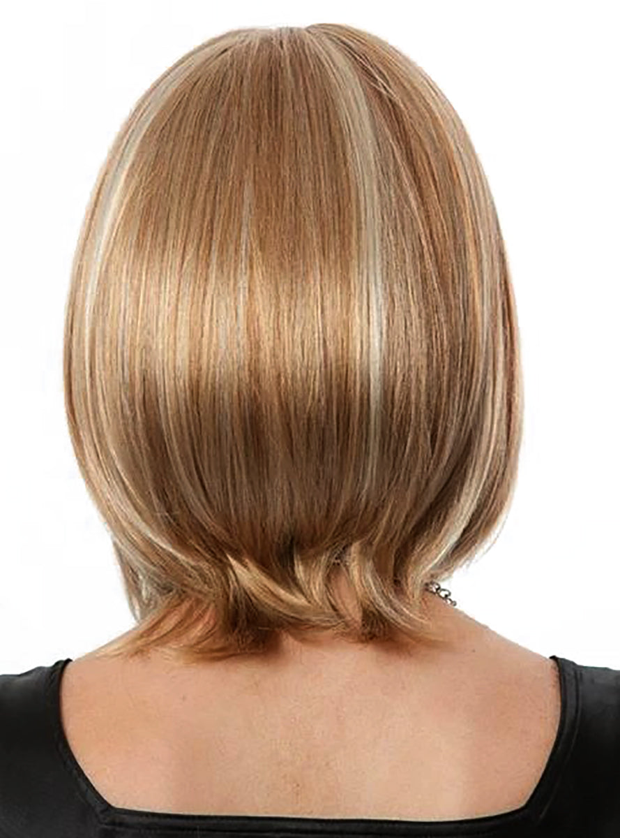 Marley Short Chunky Blonde Highlighted Bob Wig