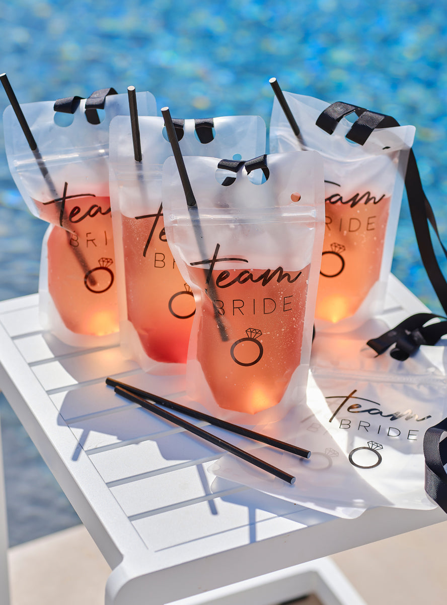 hens night team bride drink holder - lifestyle image