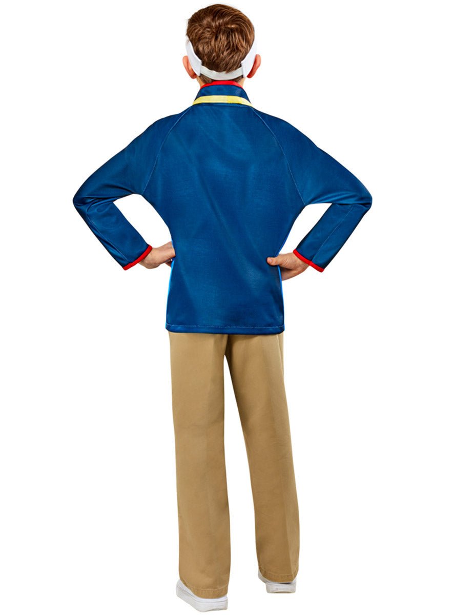 Back Image of Ted Lasso Boys Comedy TV Character Costume