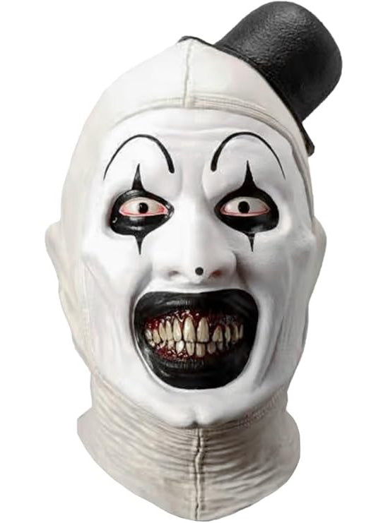 Terrifier 3 Premium Art The Clown Full Face Latex Mask - Main Image