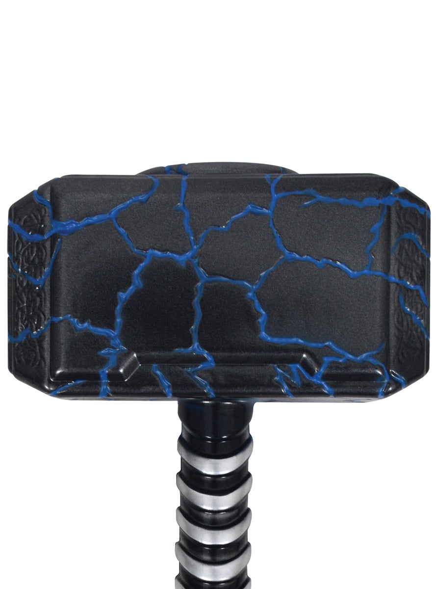 Marvel Thor Love And Thunder Molded Plastic Costume Hammer - Close Image