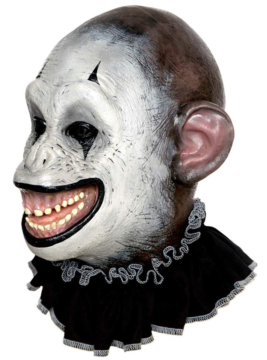 Tinsley Crazy Mime Ape Premium Full Head Latex Mask - Side Image 2
