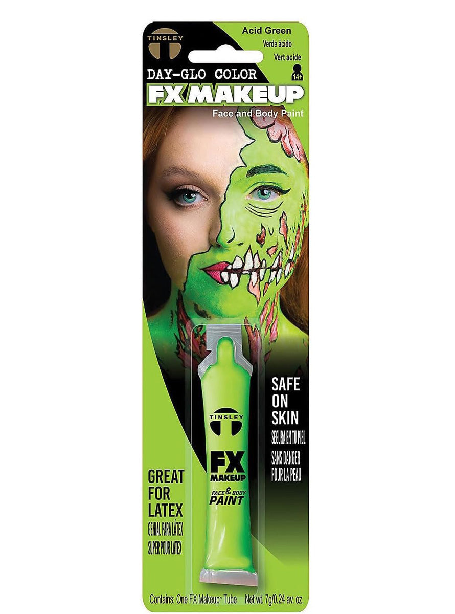 Tinsley Day Glo Acid Green 12g FX Makeup - Main Image