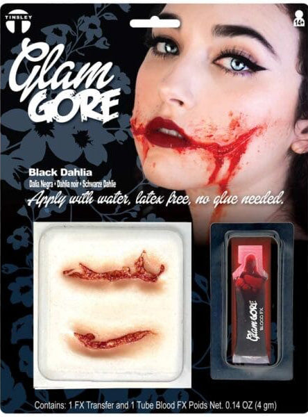 Tinsley Transfers Black Dahlia 3D FX Transfers with Blood - Main Image