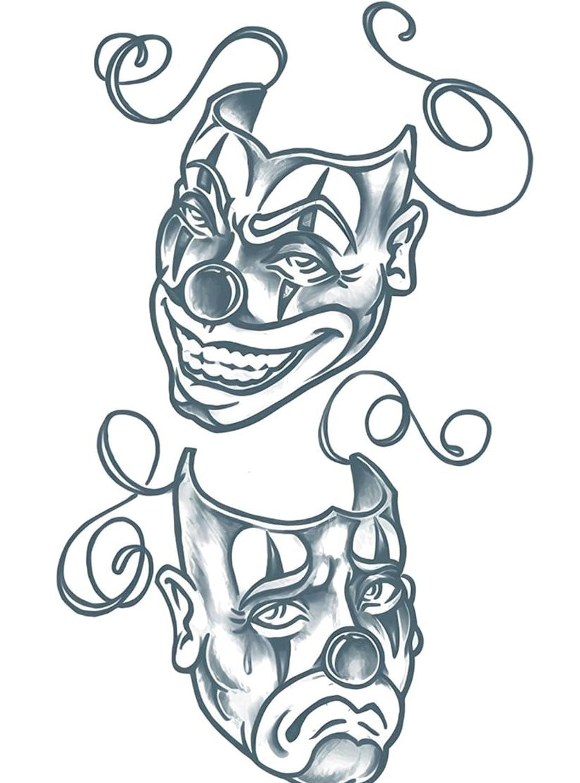 Tinsley Transfers Prison Now and Later Premium Temporary Tattoo - Alternative Image