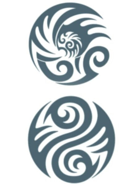 Tinsley Transfers Tribal Circles Deluxe Temporary Tattoo - Alternative Image