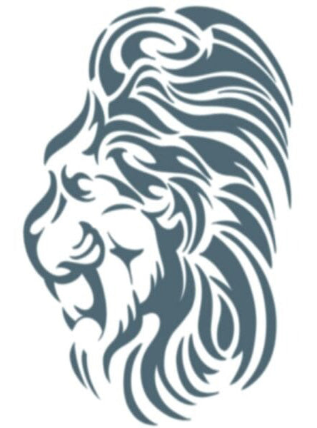 Tinsley Transfers Tribal Lion Deluxe Temporary Tattoo - Alternative Image