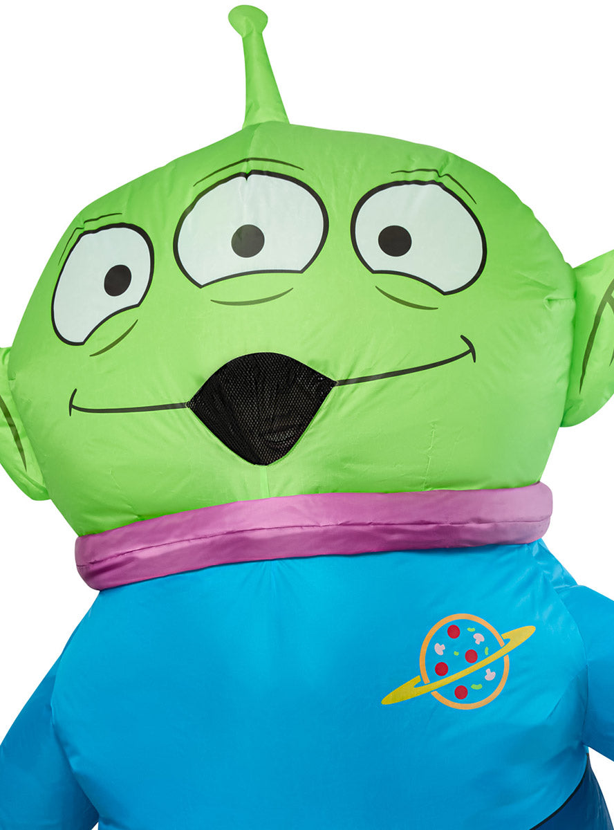 Toy Story Alien Adults Inflatable Costume - Close Image