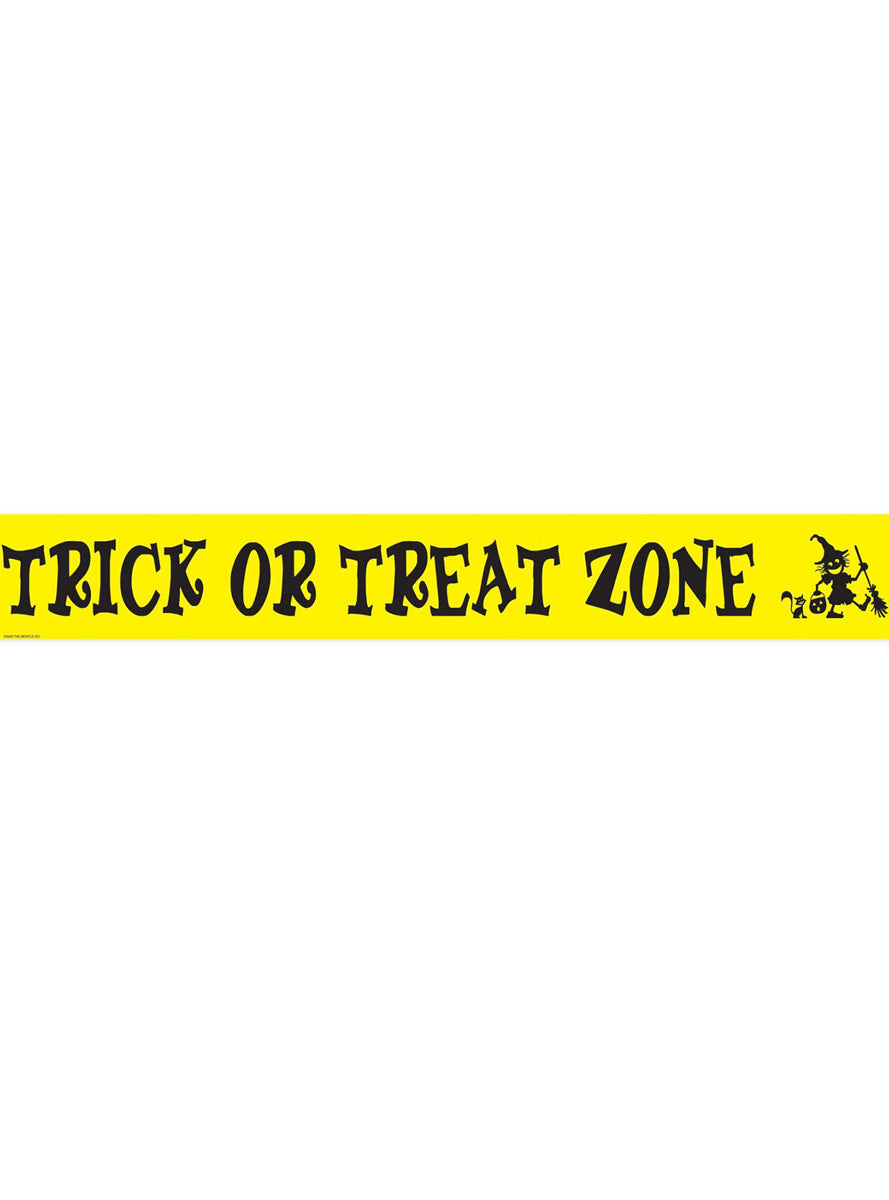 Halloween Trick or Treat Zone Decorating Tape - Main Image