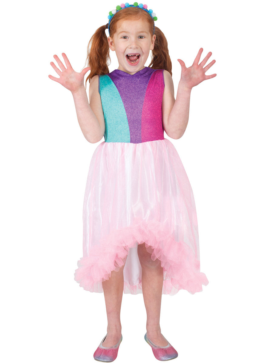 image of Trolls 3 Band Together Girls Bridesmaid Poppy Costume