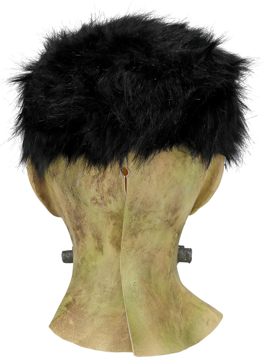 Latex Frankenstein Costume Mask - Back Image