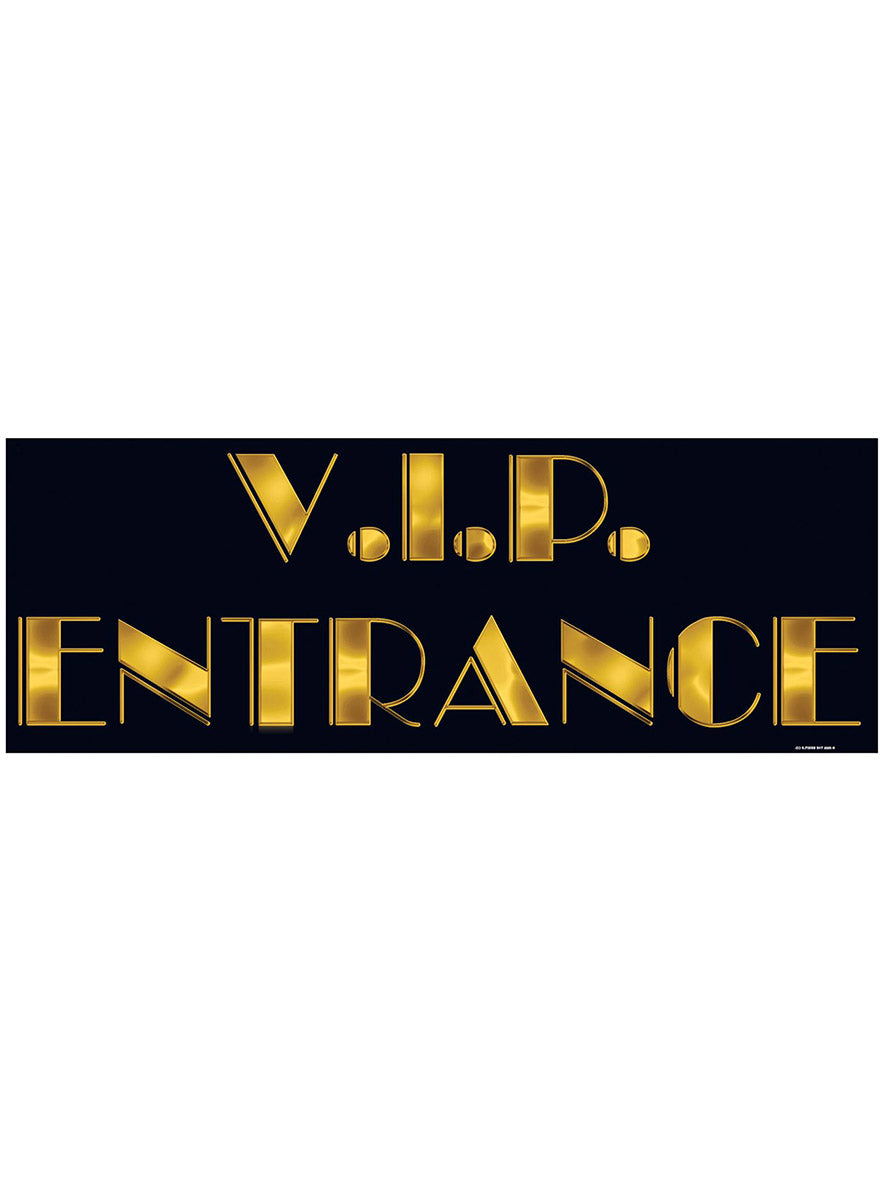VIP Sign Cut Out Decoration - Main Image
