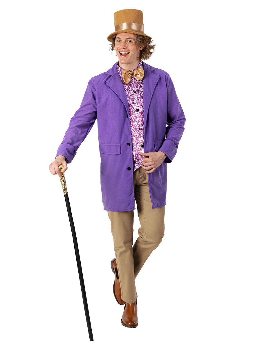 Plus Size Willy Wonka Mens Costume - Main Image
