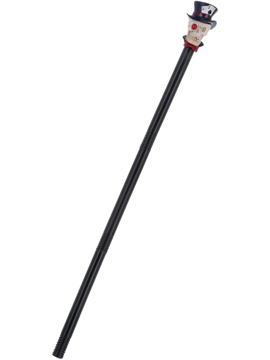 Skull Handle Collapsible Halloween Costume Cane - Main Image