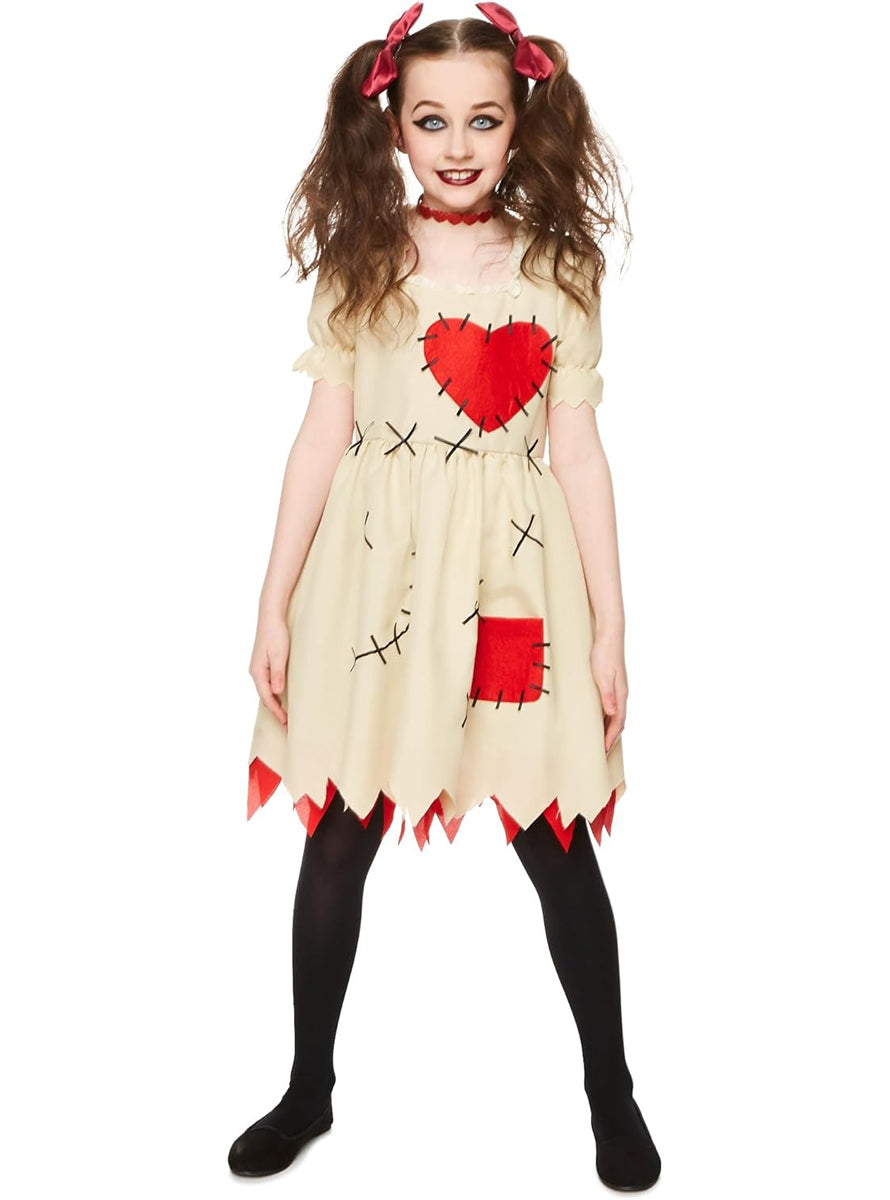 Halloween Girls Voodoo Doll Costume - Main Image