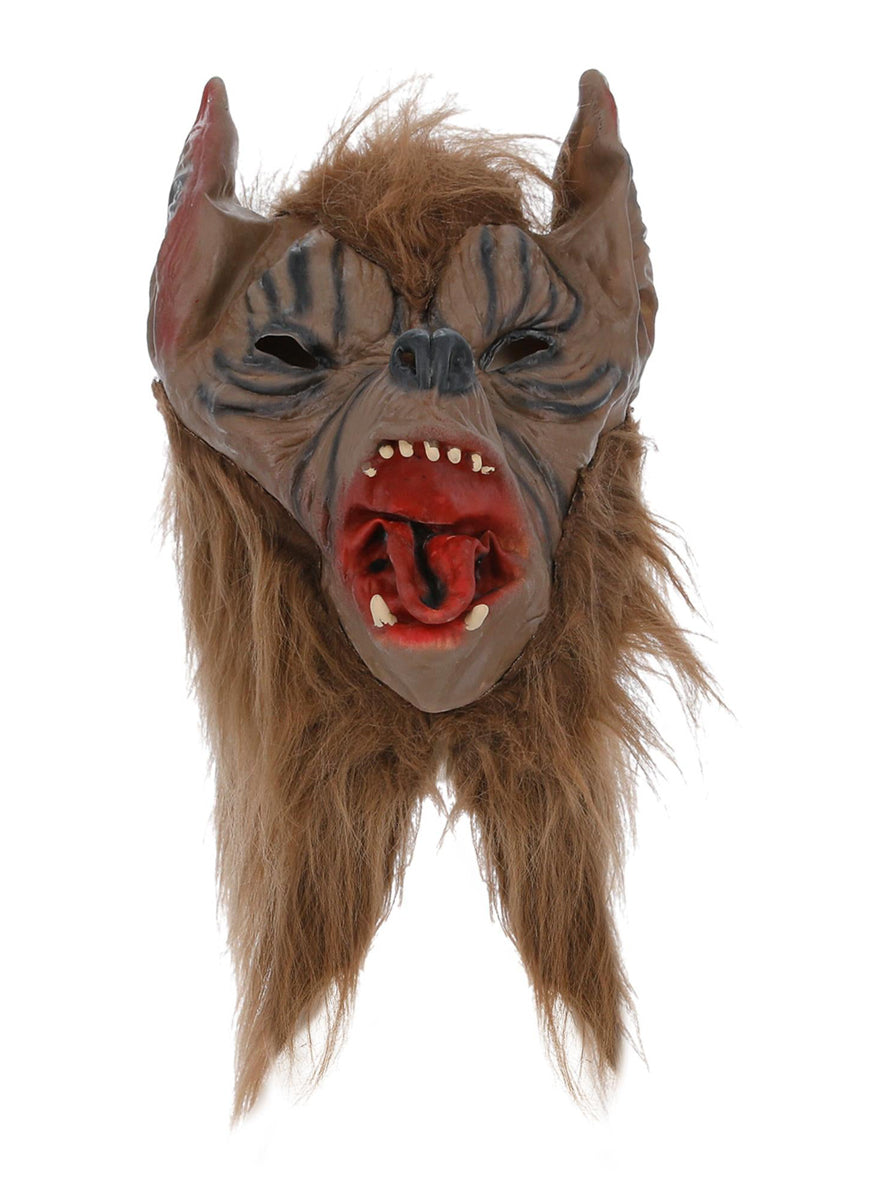 Full Head Latex Adults Werewolf Mask - Alternate Image