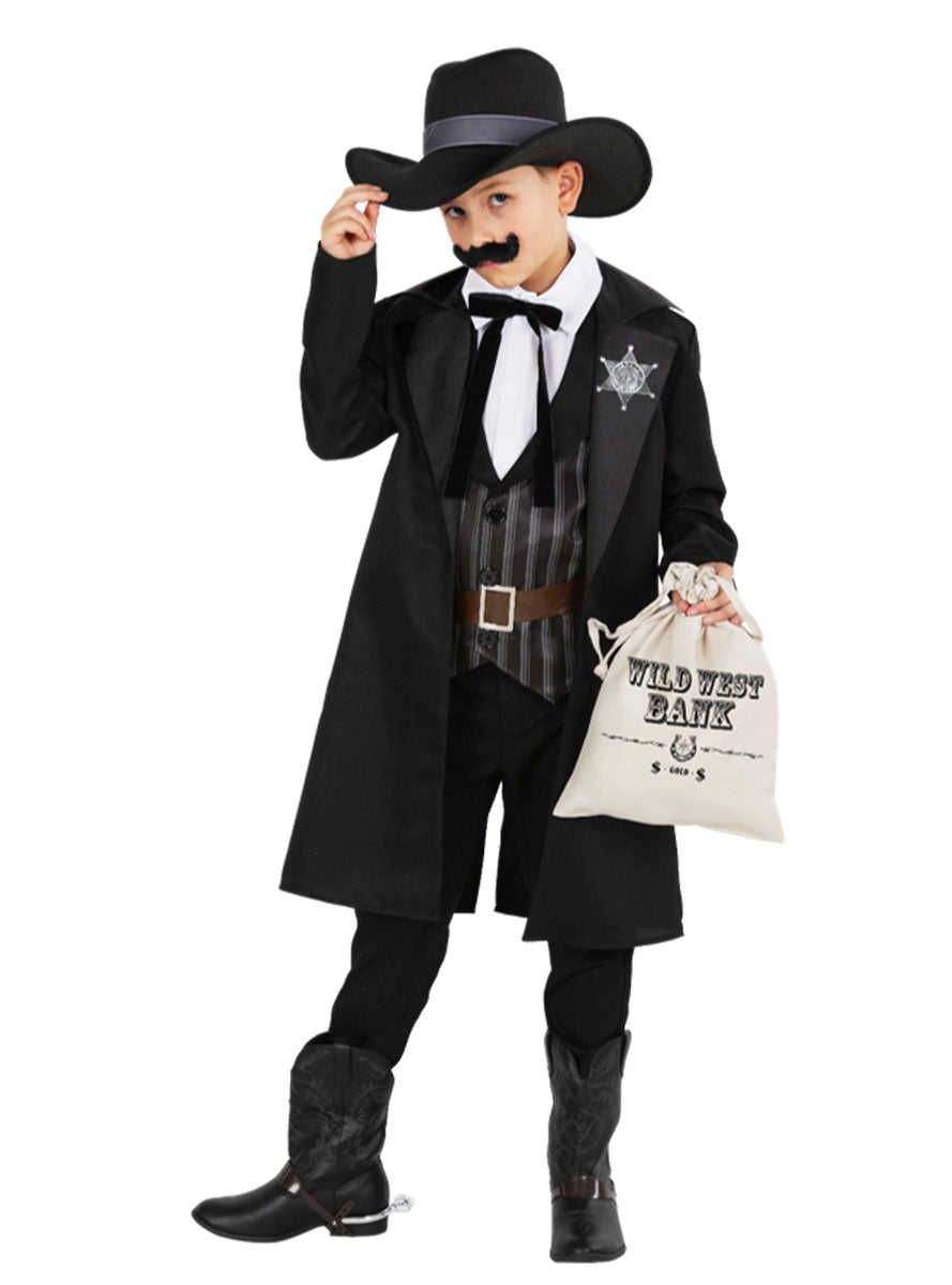 Boys Deluxe Western Sheriff Wild West Costume Main Image