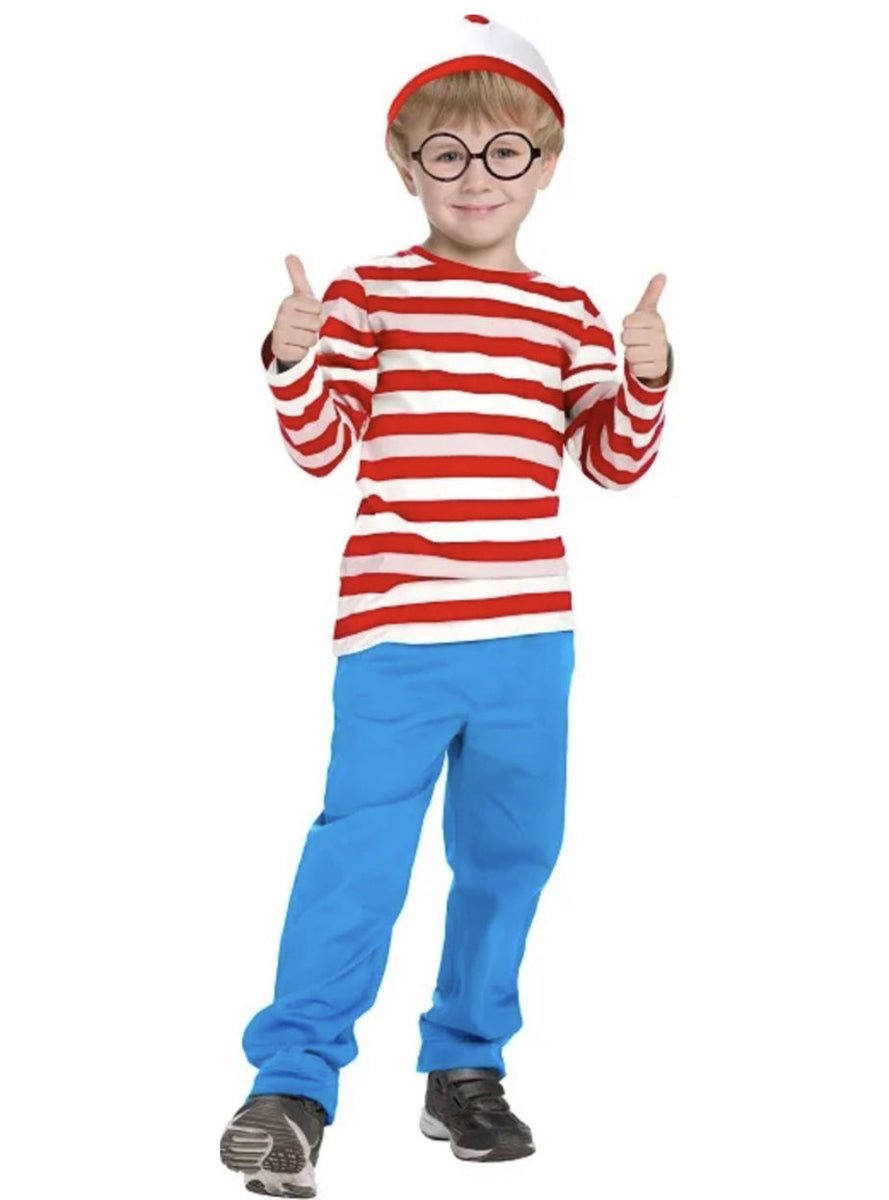 Wheres Walter Teen Boys Book Character Costume - Main Image