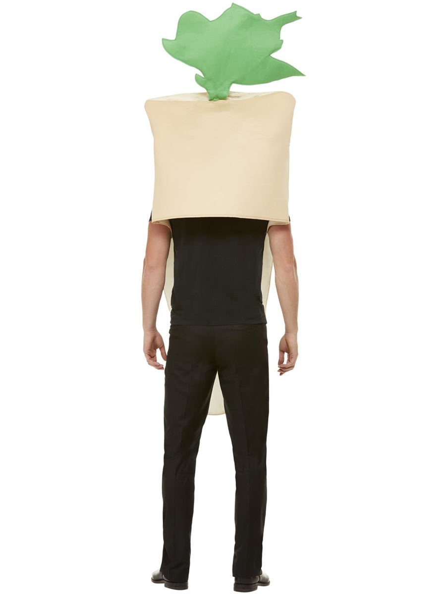 adults funny parsnip veggie costume - back image