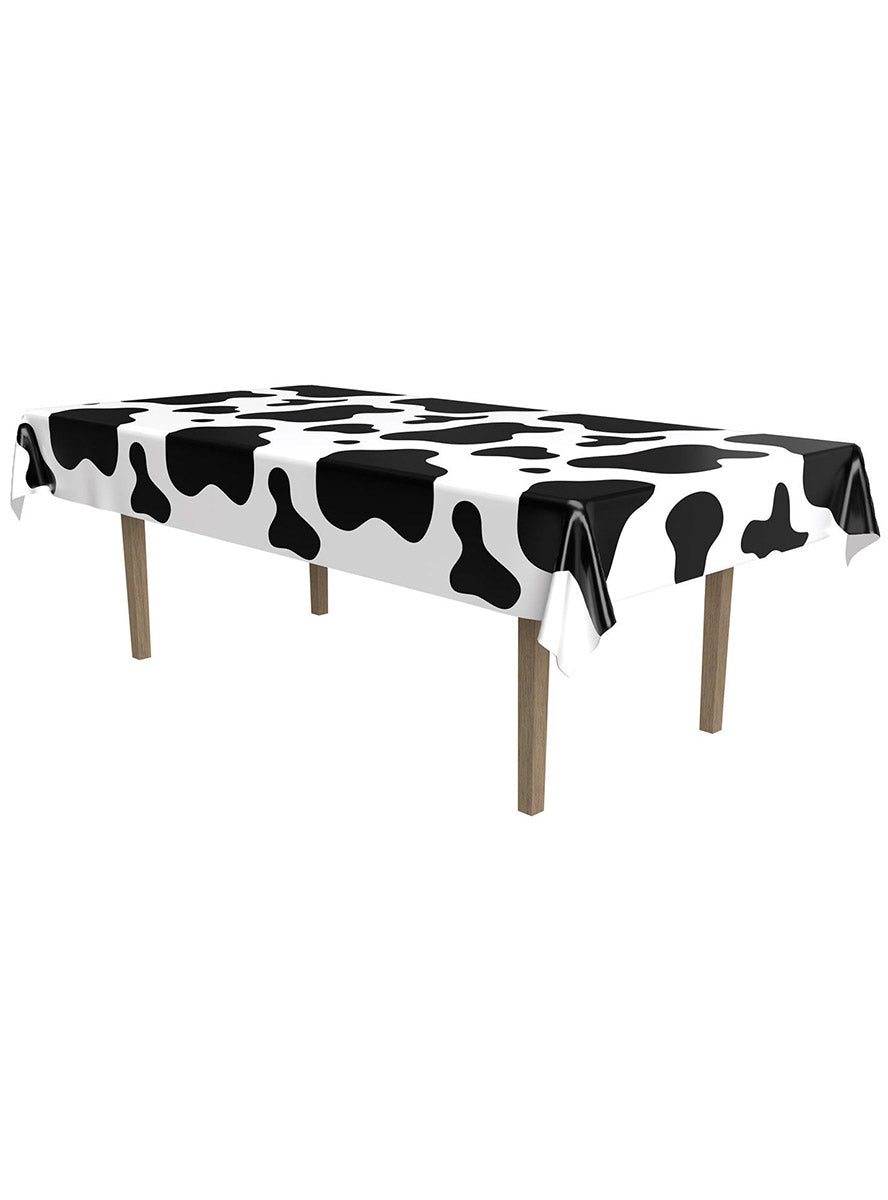 Cow Print Table Cover - Main Image