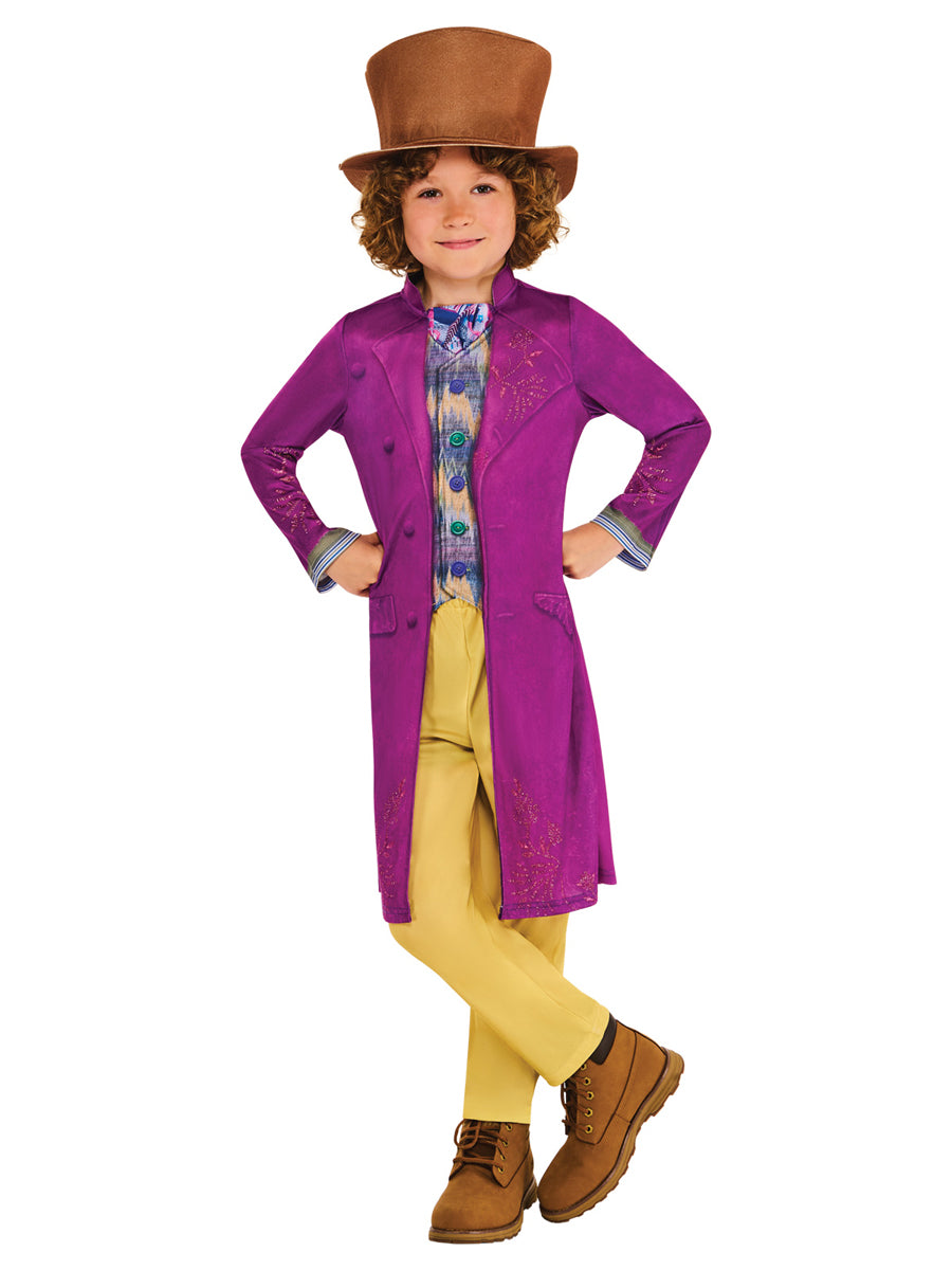 Boys Classic Willy Wonka Charlie And The Chocolate Factory Costume - Main Image