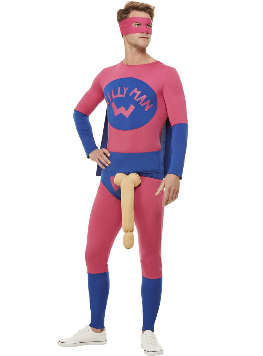 mens funny will superhero costume - alternative image