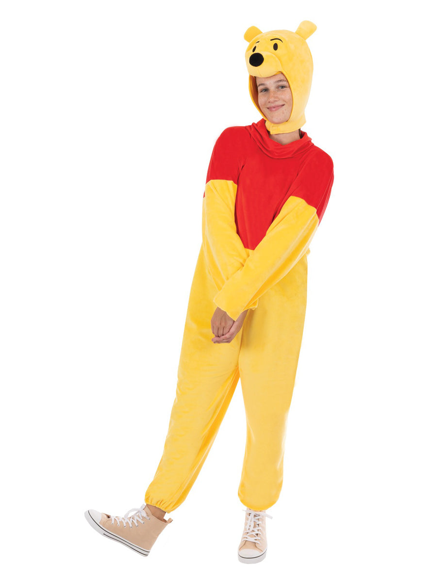 Winnie the Pooh Deluxe Adults Costume Onesie - Alternative Image 2