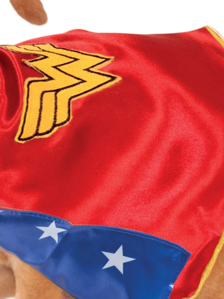 Wonder Woman Pet Dog Costume Cape - Close Image