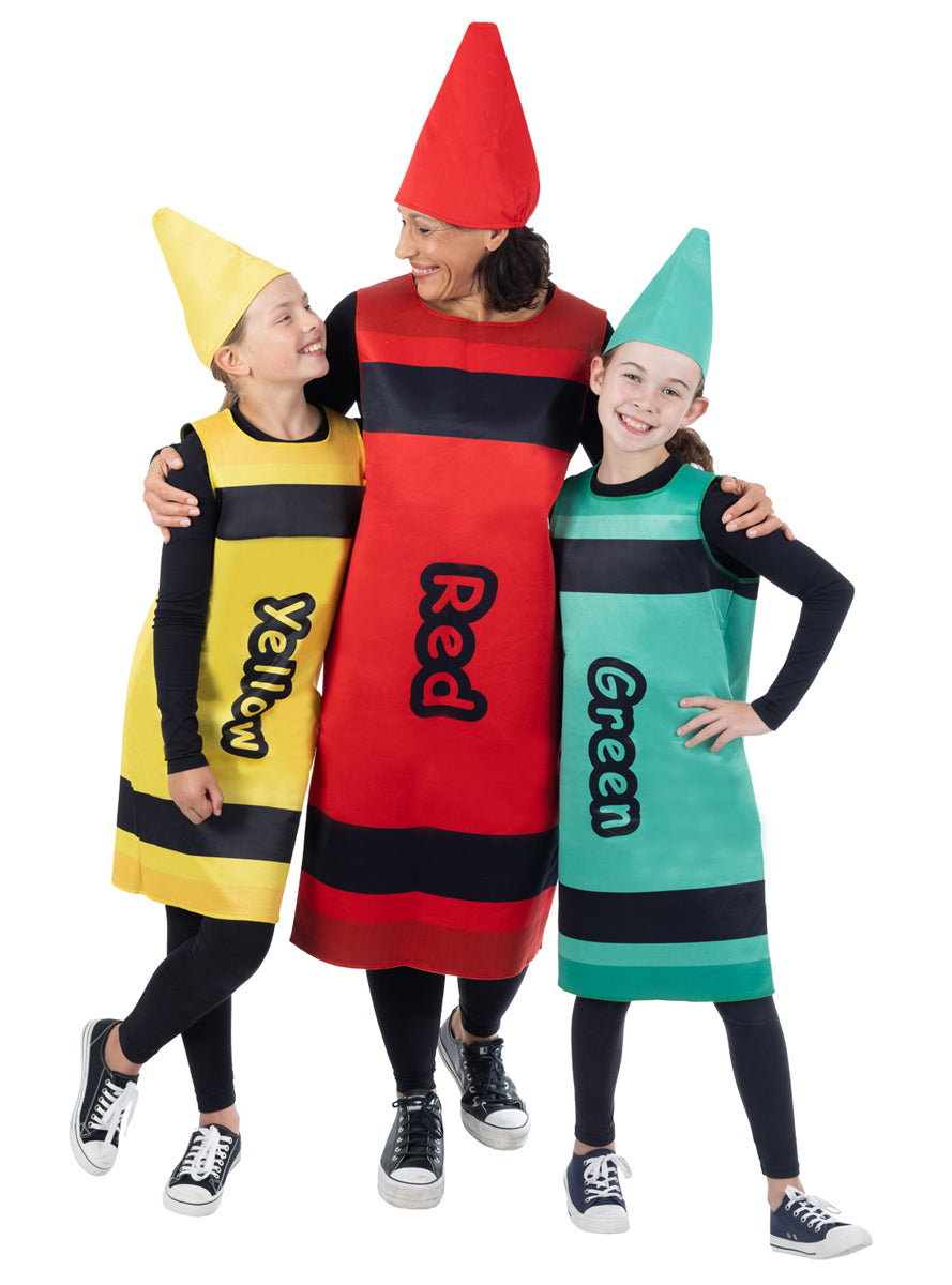 Yellow Crayon Kids Book Week Tabard Costume - Group Image 2
