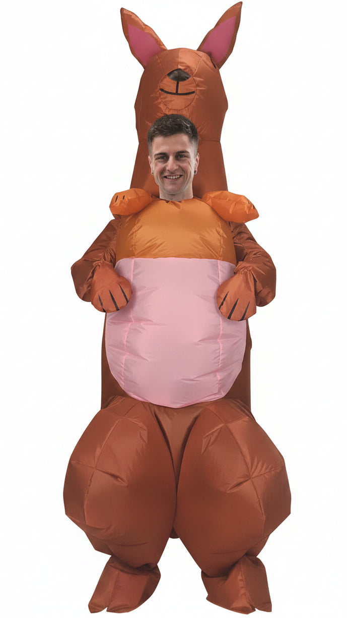 Adults Kangaroo with Joey In Pouch Costume