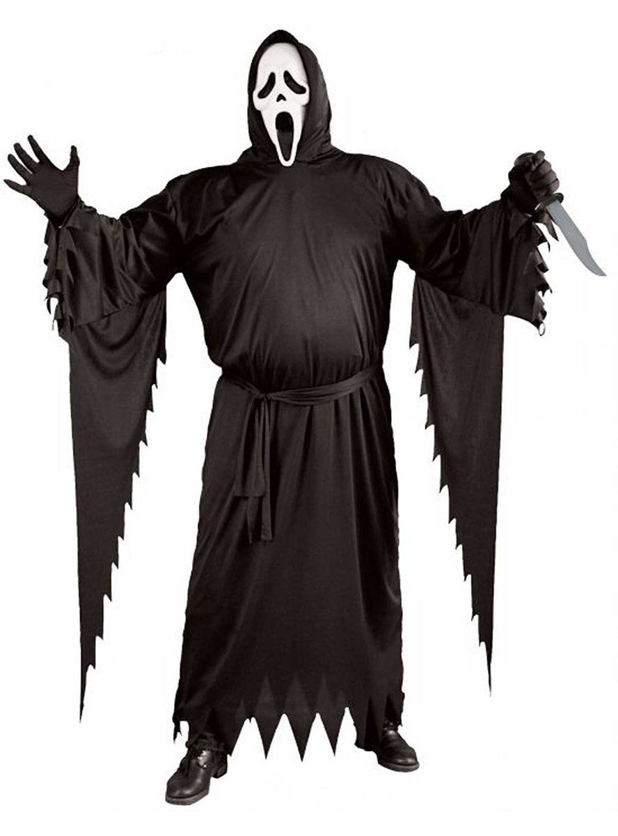 Scream Ghost Face Adults Plus Size Halloween Costume - Main Image