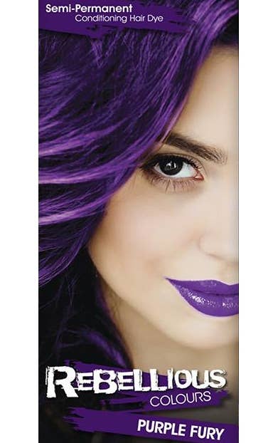 13ml Semi Permanent Conditioning Purple Fury Special Effects Hair Dye 2