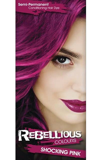 13ml Semi Permanent Conditioning Shocking Pink Special Effects Hair Dye 2