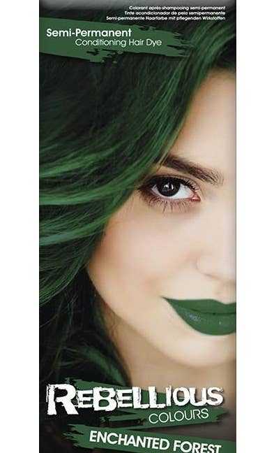 13ml Semi Permanent Conditioning Enchanted Forest Green Special Effects Hair Dye 2