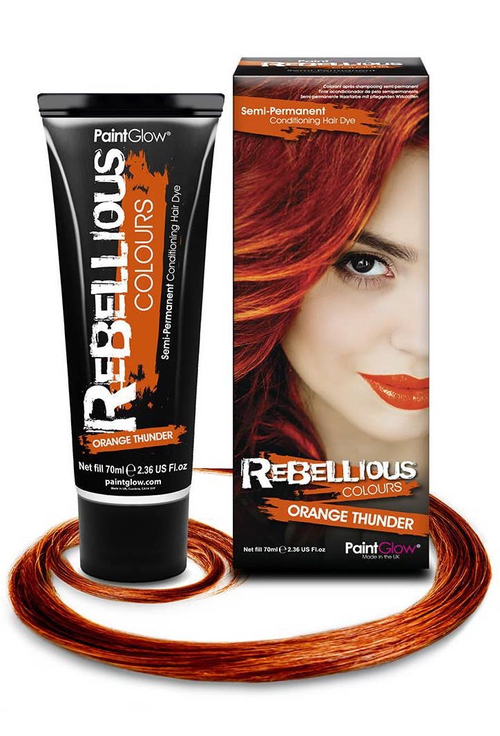 70ml Semi Permanent Conditioning Orange Thunder Special Effects Hair Dye