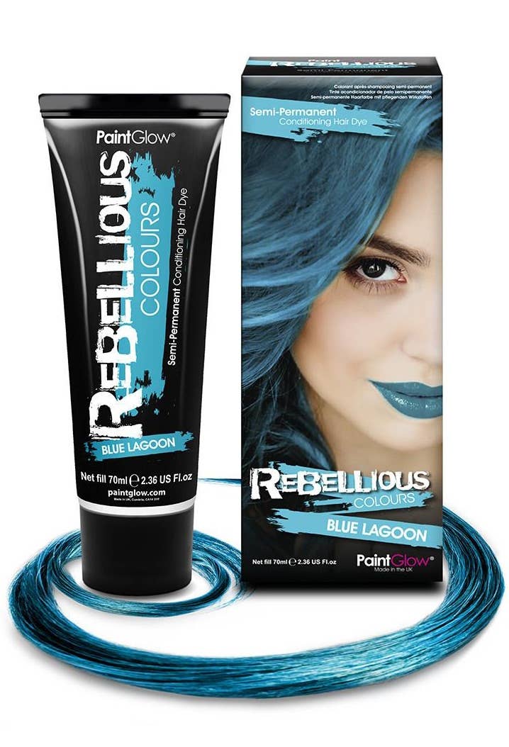 70ml Semi Permanent Conditioning Blue Lagoon Special Effects Hair Dye 2