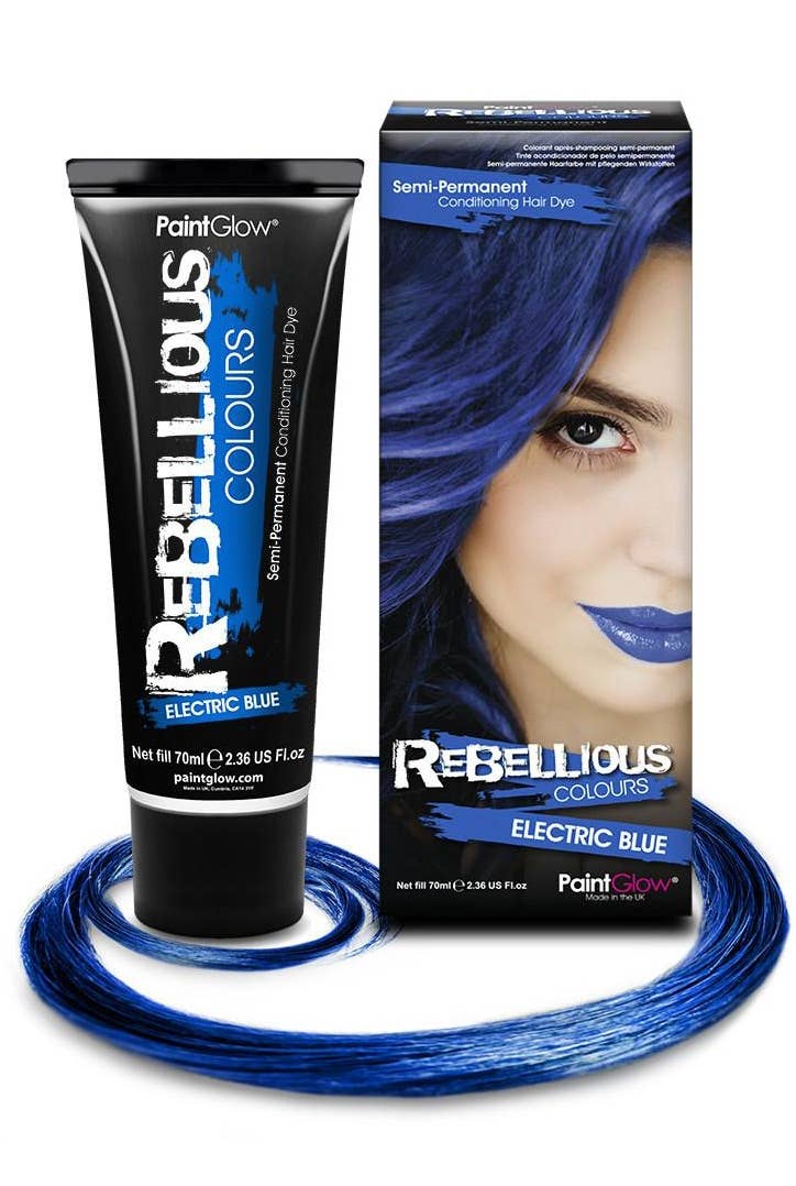 70ml Semi Permanent Conditioning Electric Blue Special Effects Hair Dye