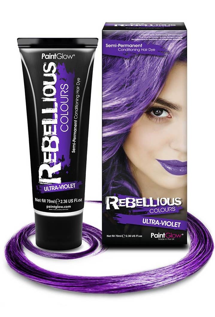 70ml Semi Permanent Conditioning Ultra Violet Special Effects Hair Dye