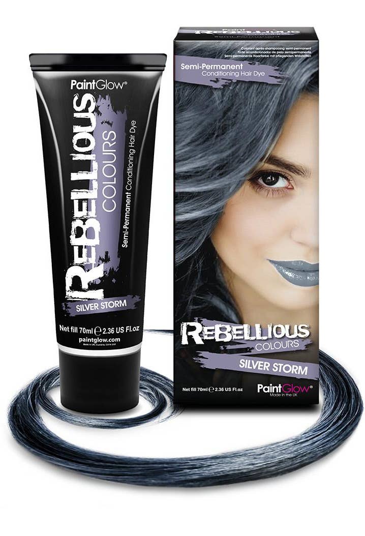 70ml Semi Permanent Conditioning Silver Storm Special Effects Hair Dye