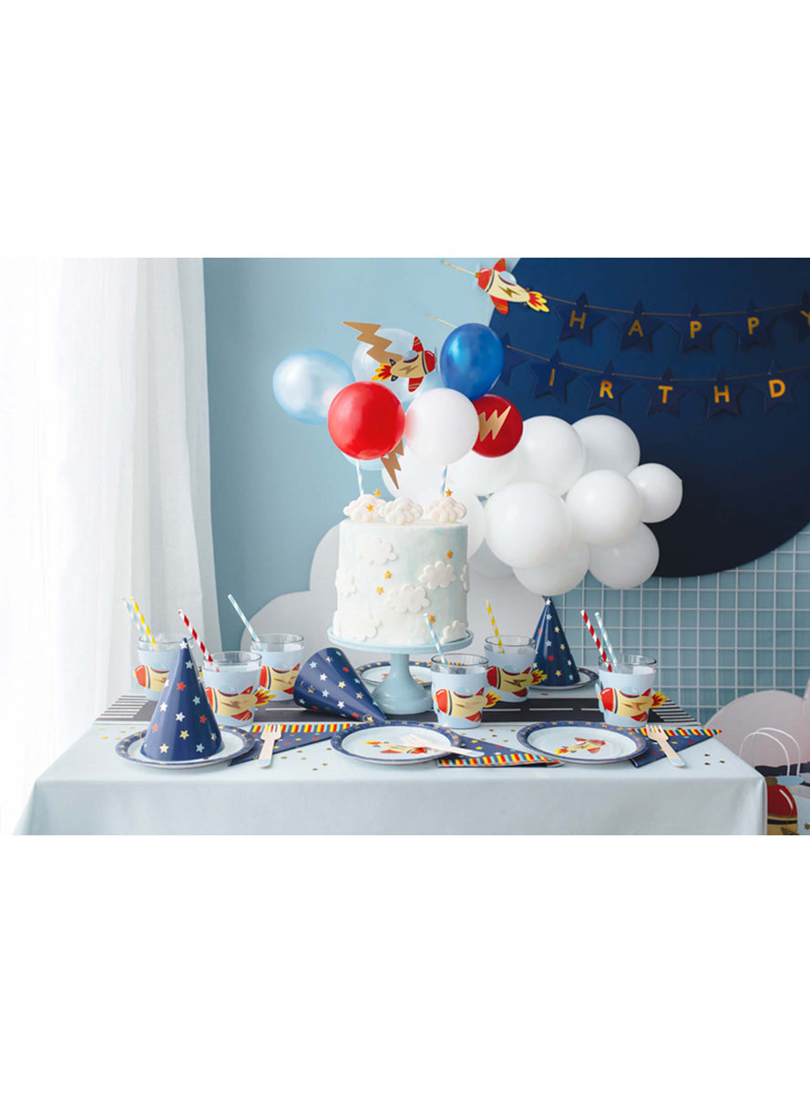 Airplane Stars 3m Long Happy Birthday Star Banner — Lifestyle Image 4