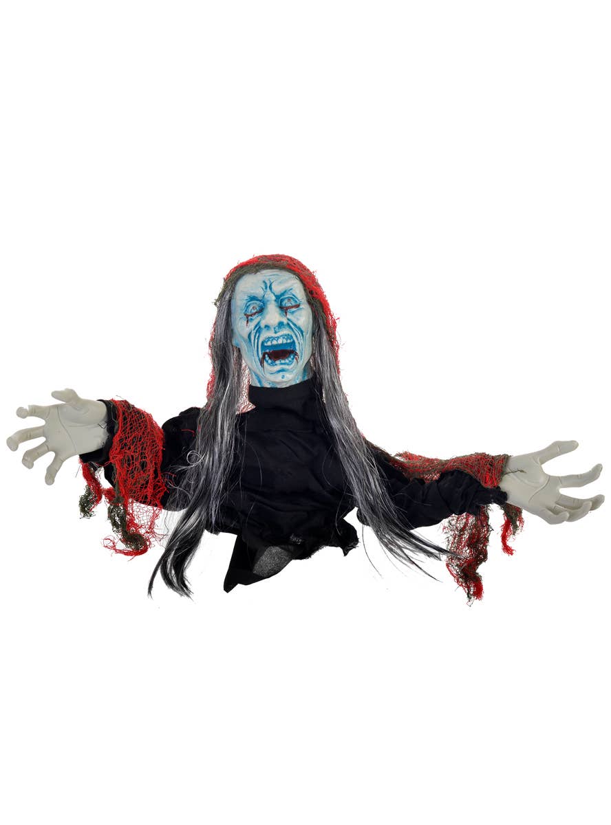 Image of Animated Ground Breaker Ghoul Halloween Decoration with Sounds - Alternate Image