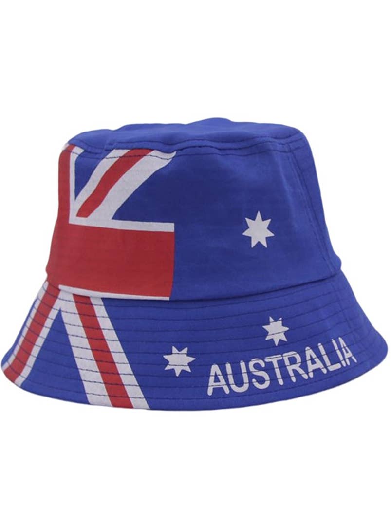 Aussie Flag Blue Australia Day Bucket Hat