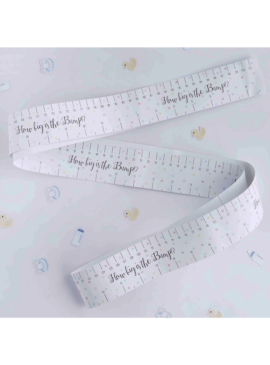 Baby Shower Measure the Bump Party Game - Lifestyle Image
