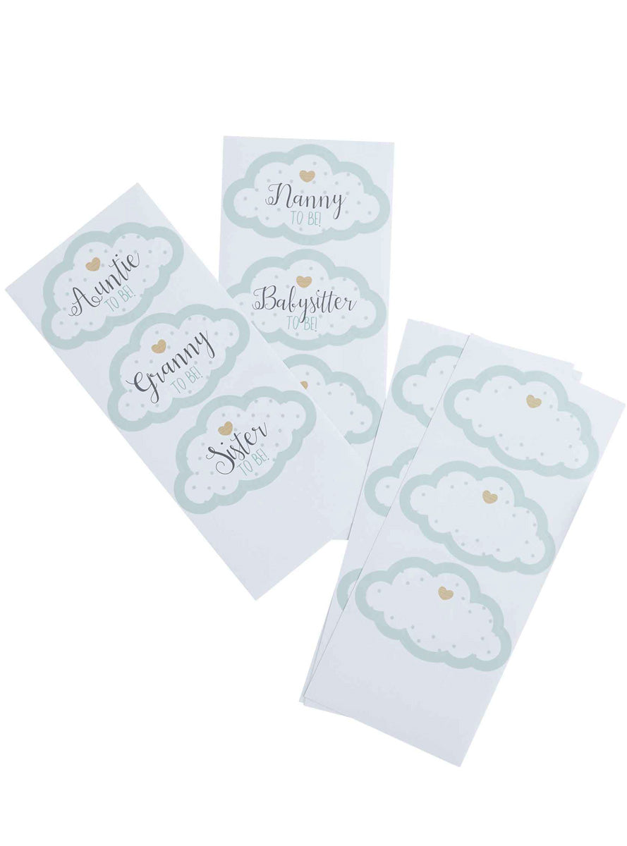 Baby Shower 18 Pack Guest Stickers - Main Image